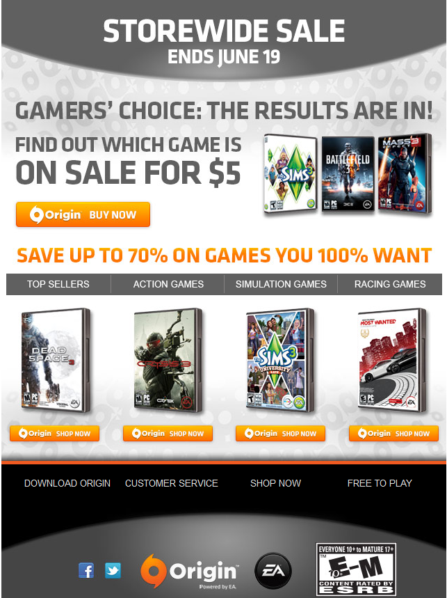 ORIGN SALE