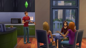 Sims having a group chat!